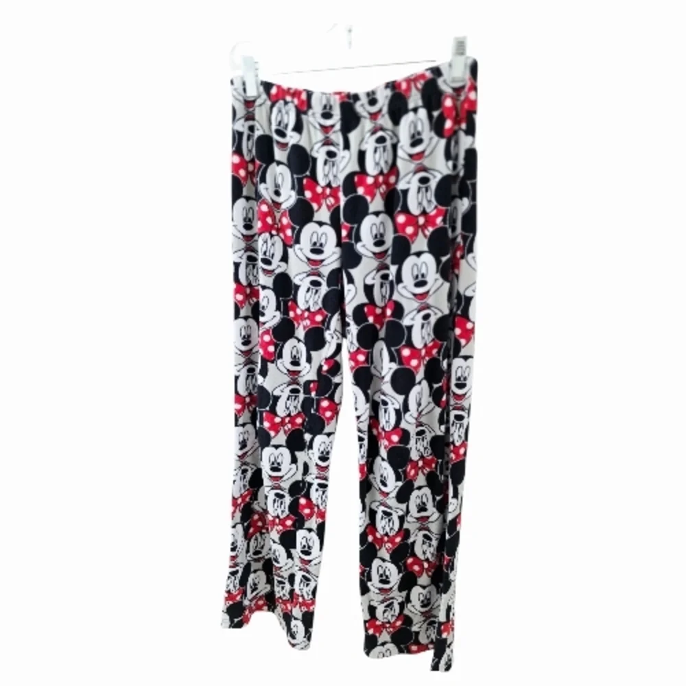 Disney Mickey & Minnie Pajama Set Women’s Small Red Black Lounge Sleepwear, EUC - Picture 5 of 9